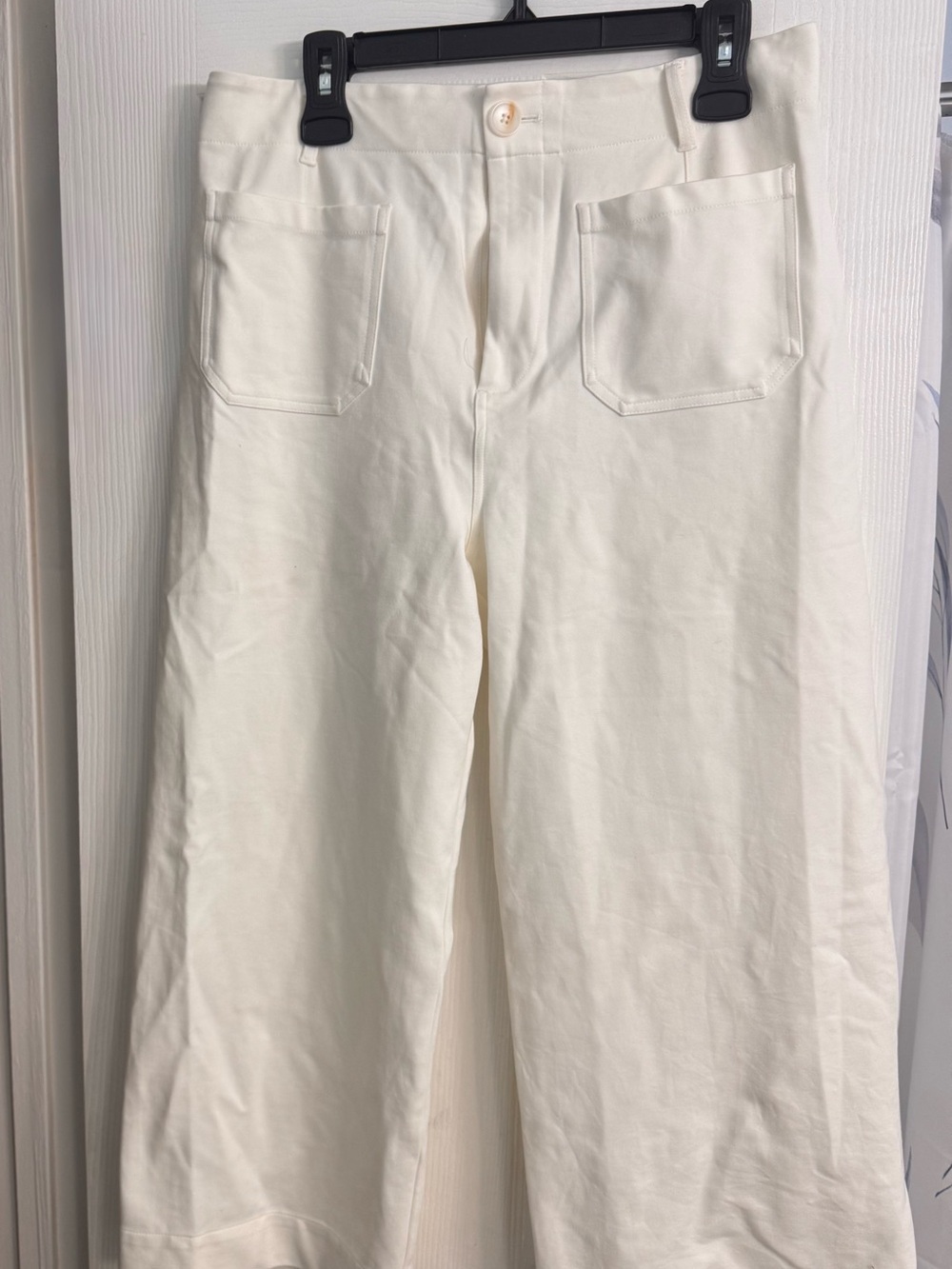 Jones New York Cream Wide-Leg Jeans - Picture 2 of 4